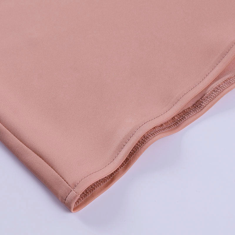 Elegant Satin V-Neck Backless Mini Party Dress – Summer Sleeveless Dress